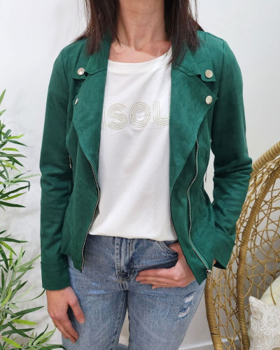 Blazer femme vert sapin best sale