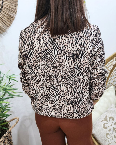 Bombers femme taupe noir Ysaline