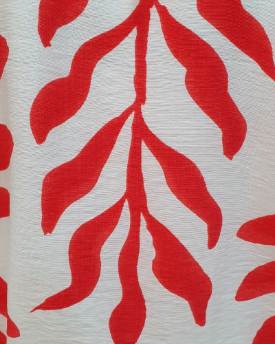 Bombers femme écru et rouge Ismérie