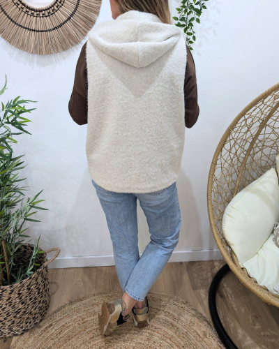 Veste sans manche femme à capuche Yuna