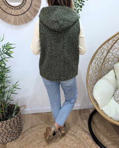 Veste sans manche femme à capuche Yuna
