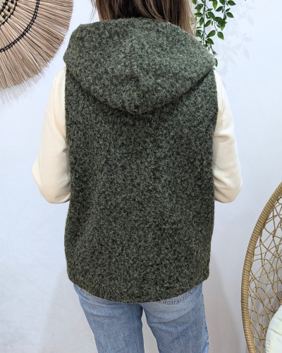 Veste sans manche femme à capuche Yuna
