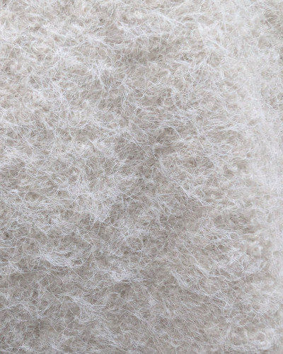 Veste femme boutonnée manches courtes broderie oeil palmier