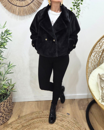 Veste femme fausse fourrure Giulia