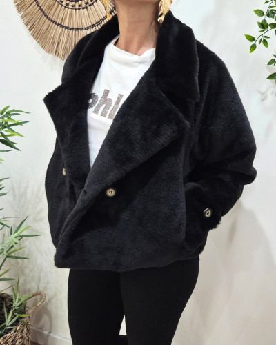 Veste femme fausse fourrure Giulia