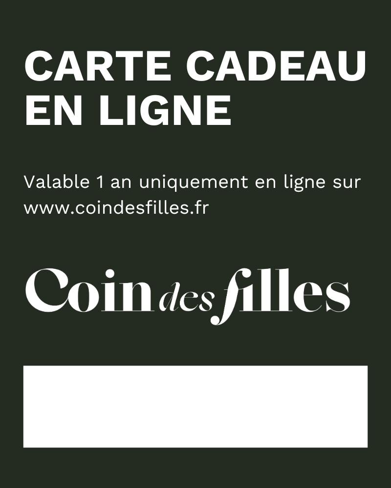 Carte cadeau - Boutique en ligne - www.coindesfilles.fr