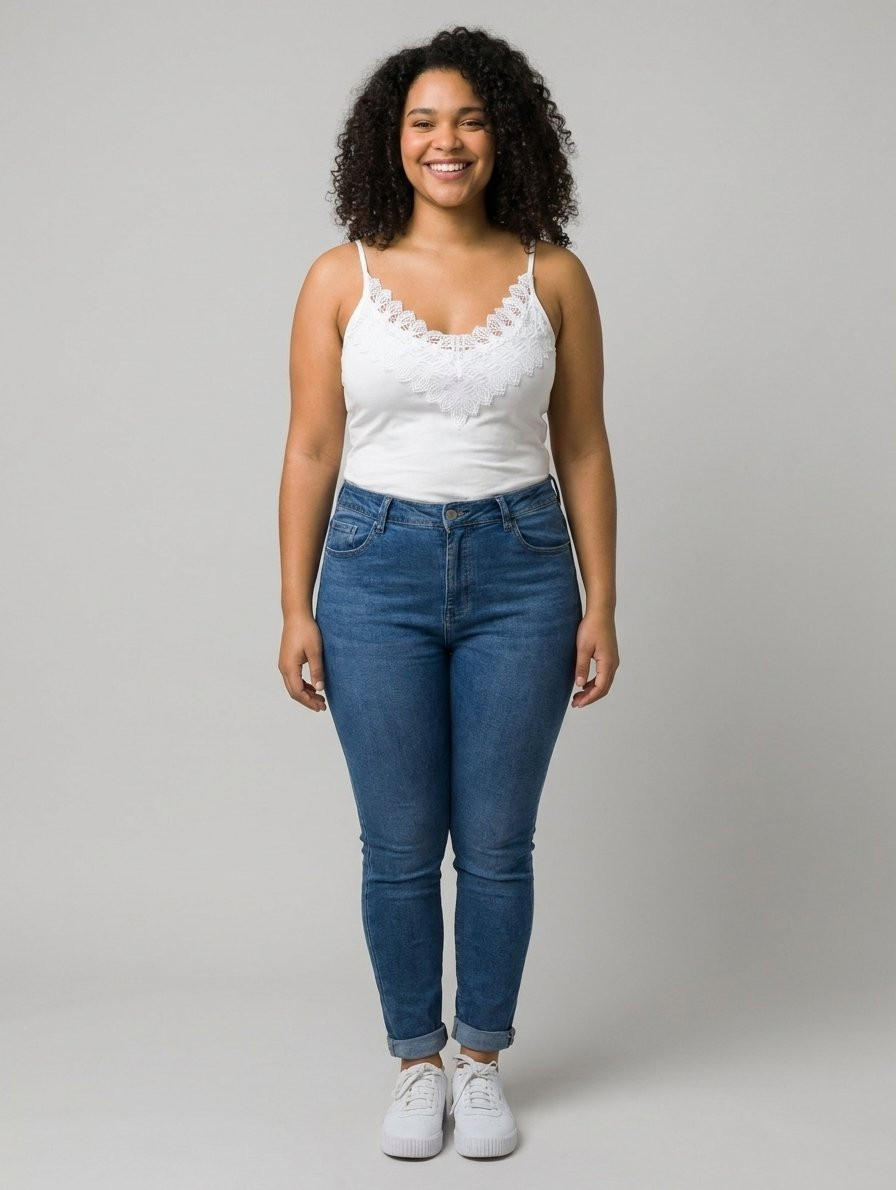Jean femme slim bleu foncé Daria