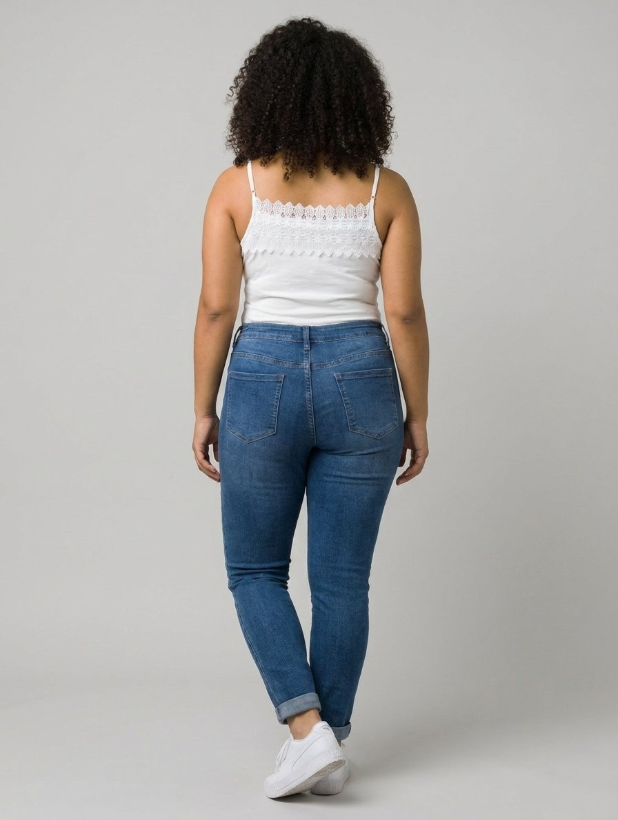 Jean femme slim bleu foncé Daria