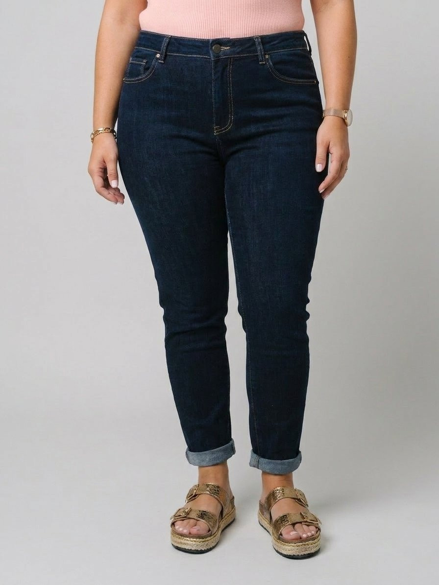 Jean femme mom brut Albane