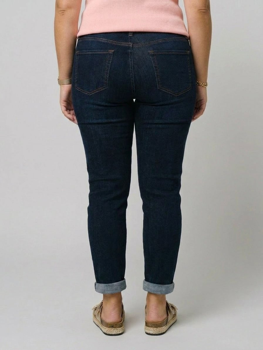 Jean femme mom brut Albane