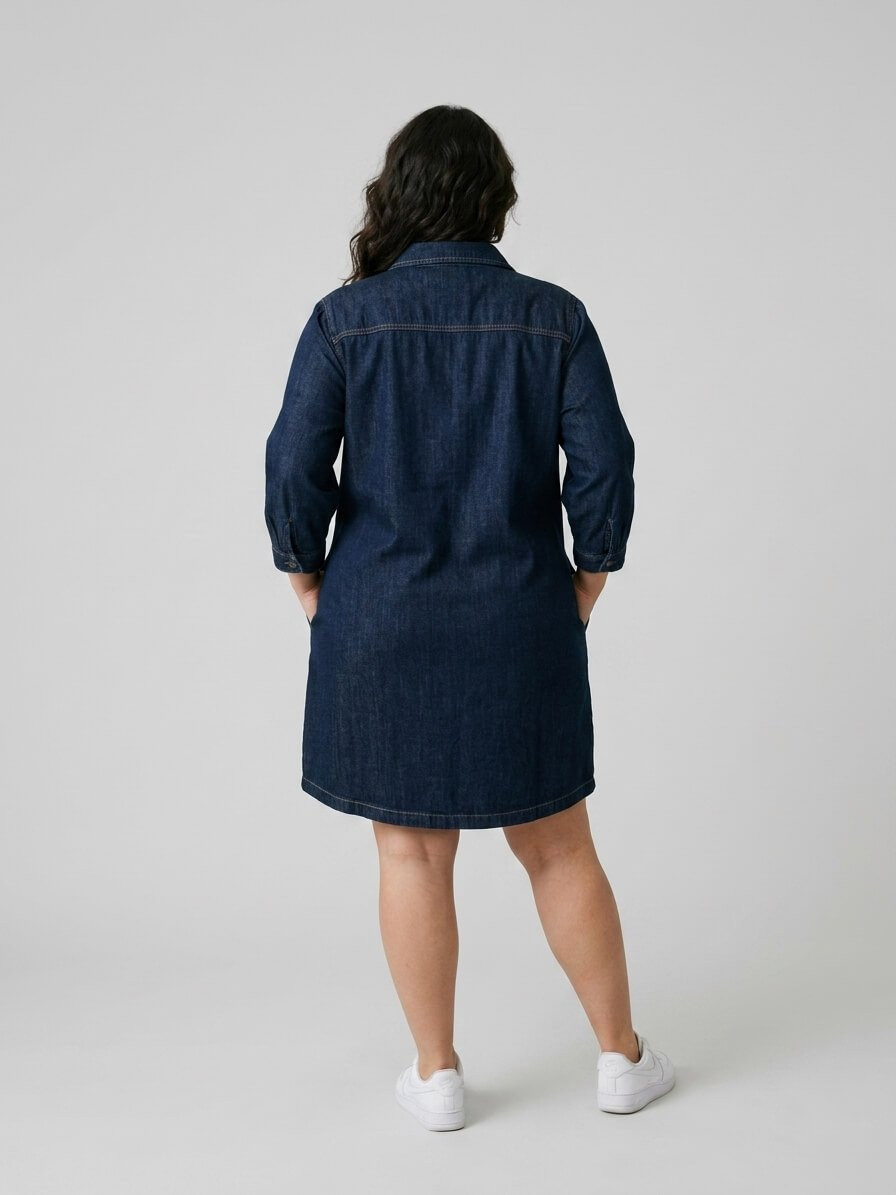 Robe en jean brut femme Eustelle