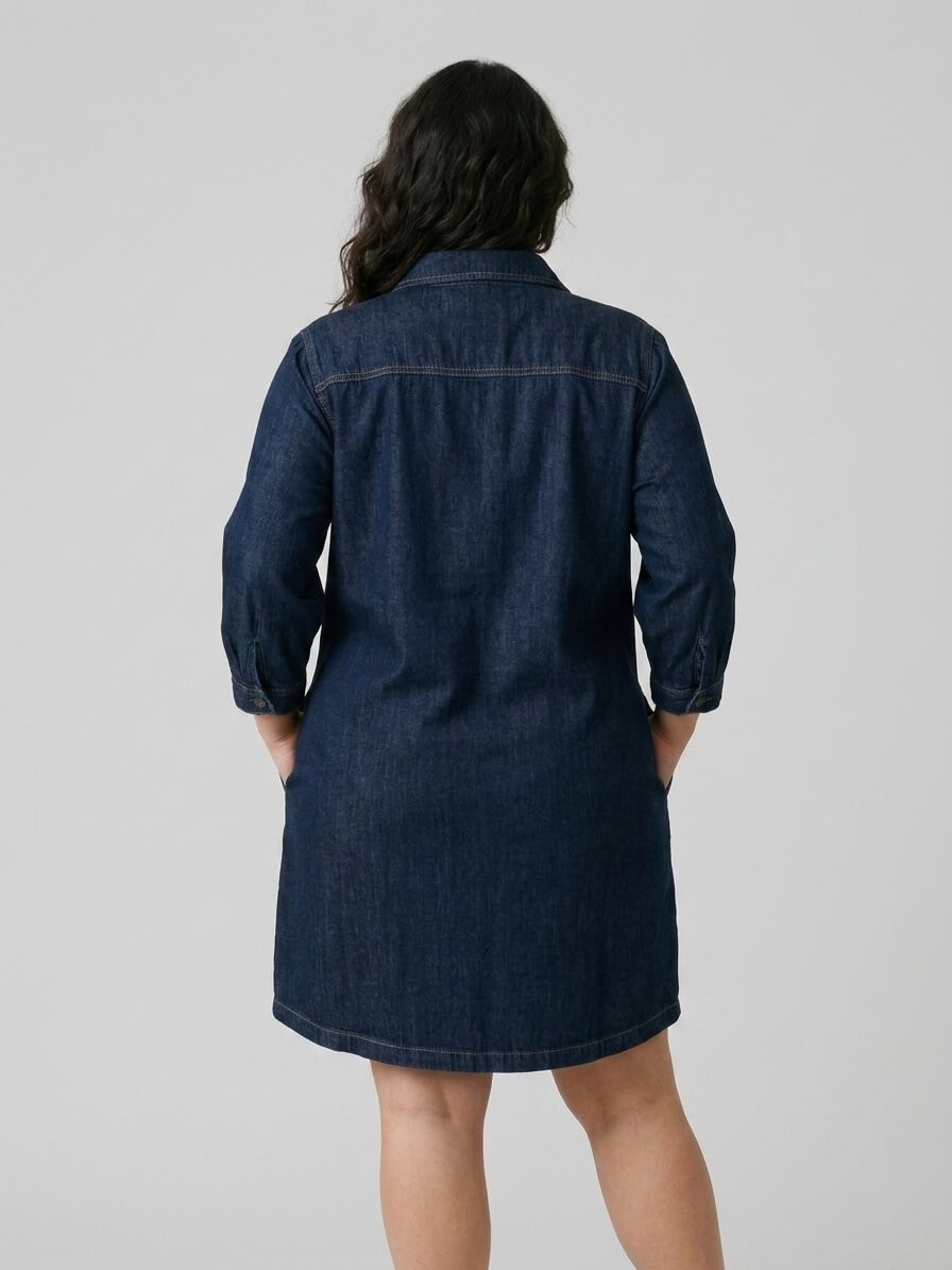 Robe en jean brut femme Eustelle