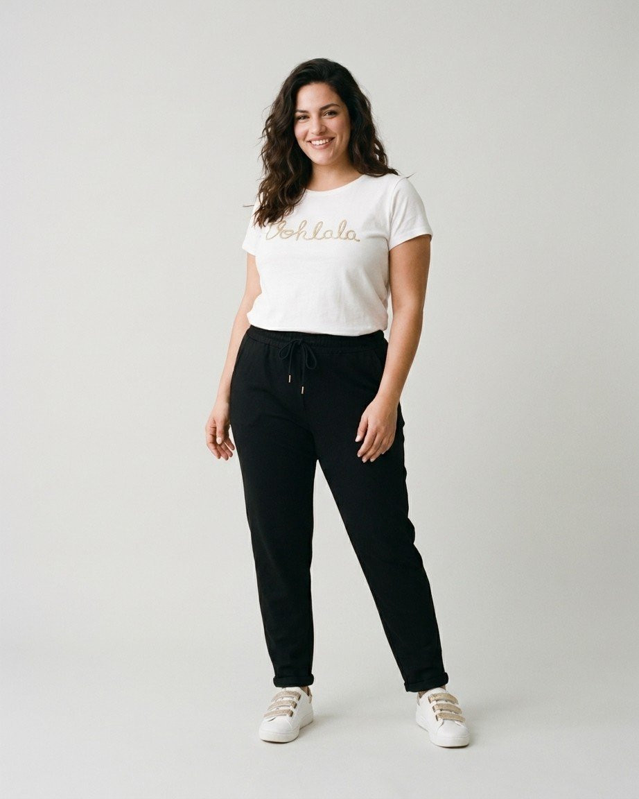 Pantalon femme fluide uni