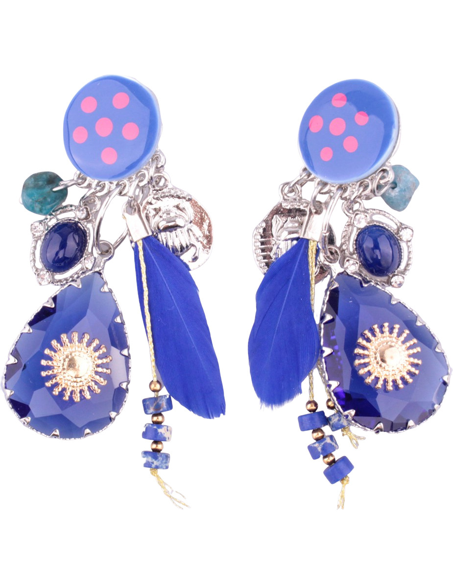 Boucles d'oreilles LOL à clips Transania