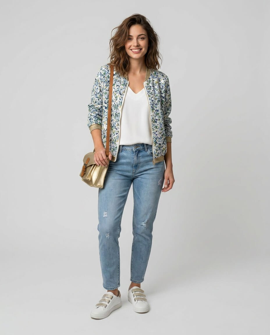 Bombers femme mi-saison léger Alix