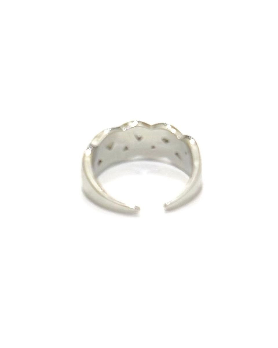Bague femme acier argenté Joana