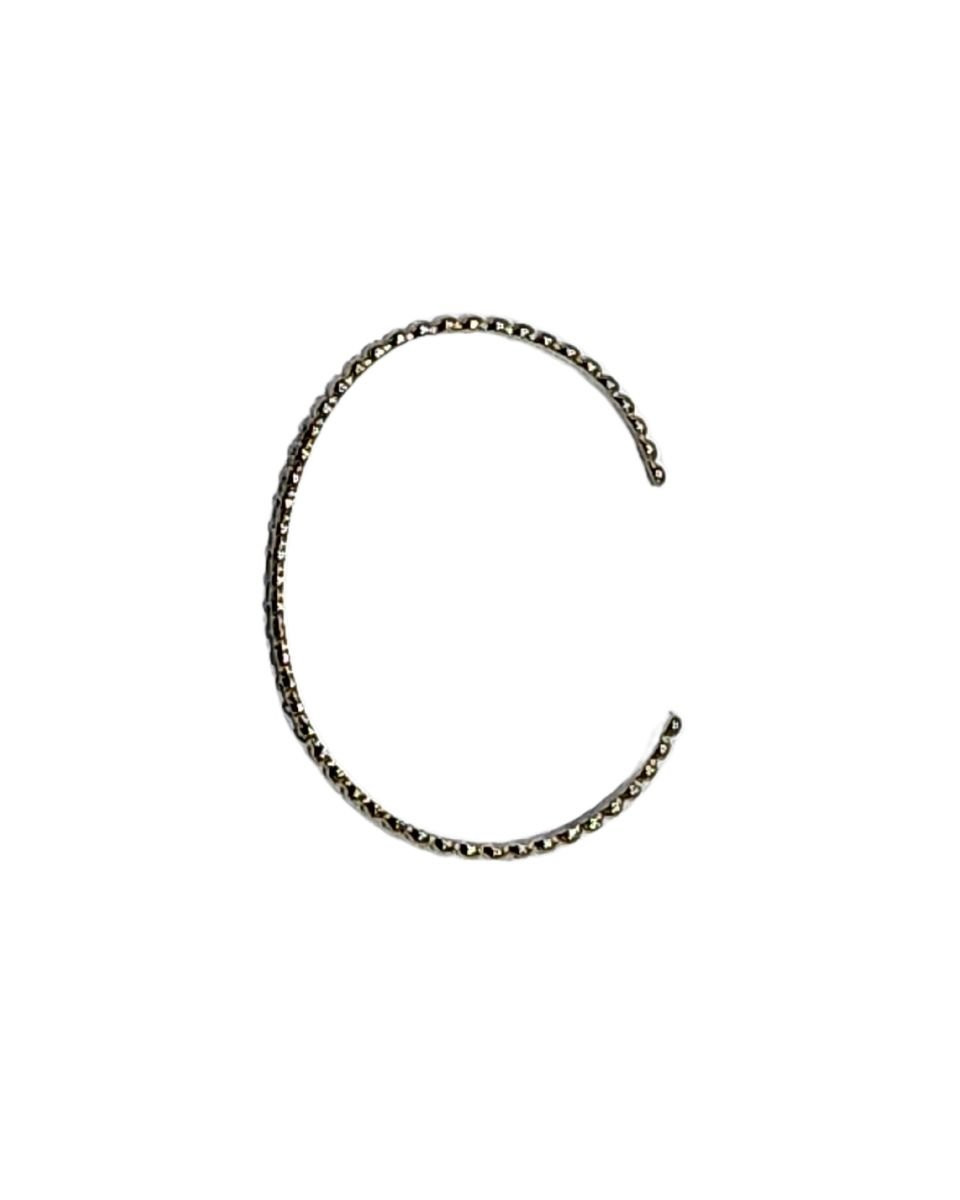 Bracelet femme jonc doré à strass