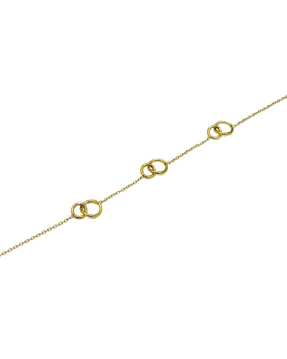 Bracelet acier doré Camila