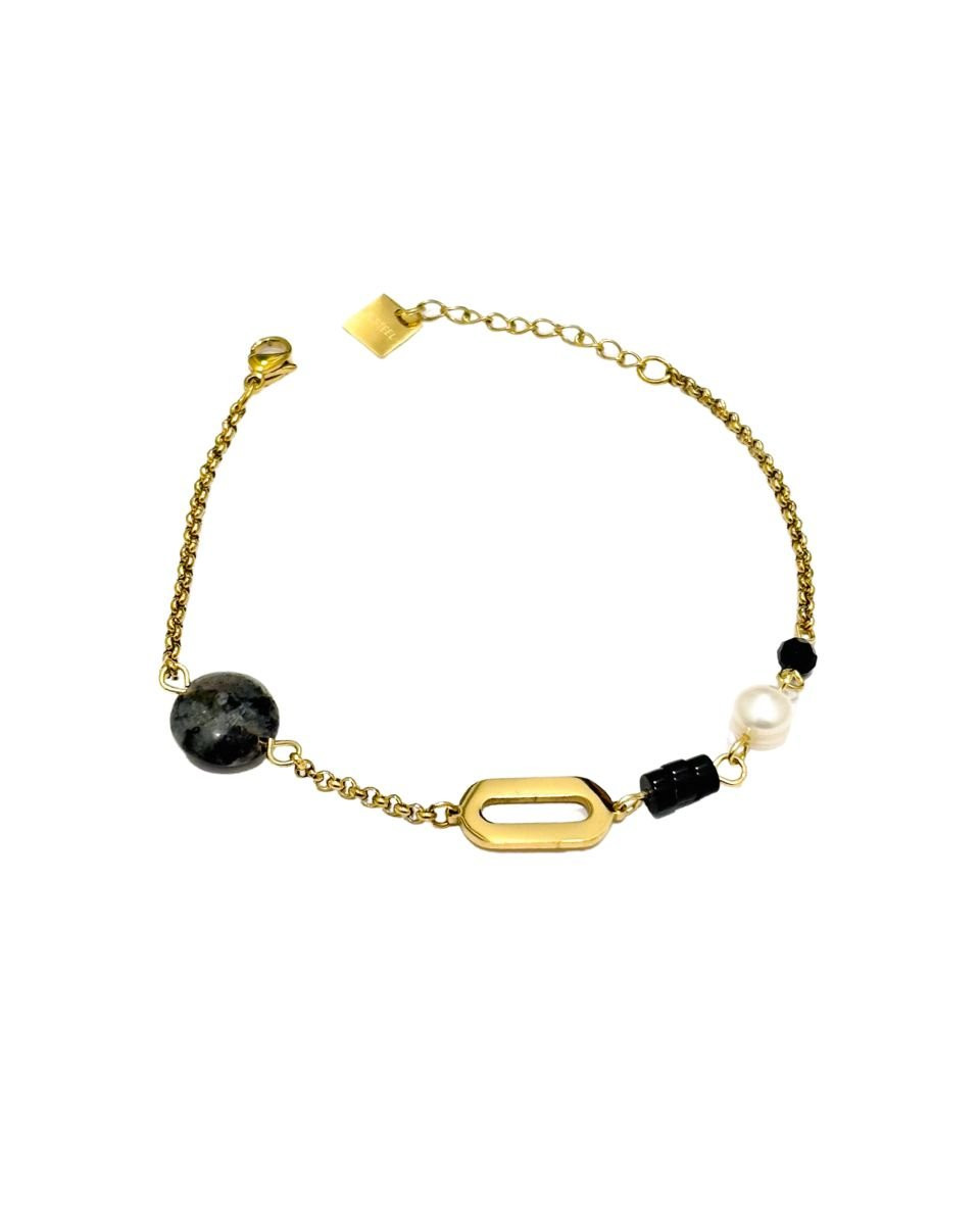 Bracelet acier doré Liv