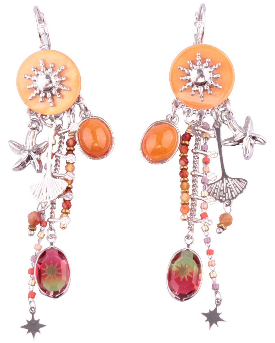 Boucles d'oreilles LOL oranges Solamare