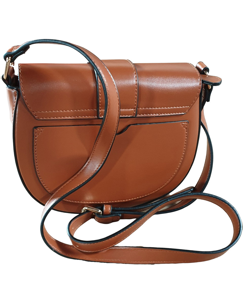 Sac à bandoulière paille camel Rontadi