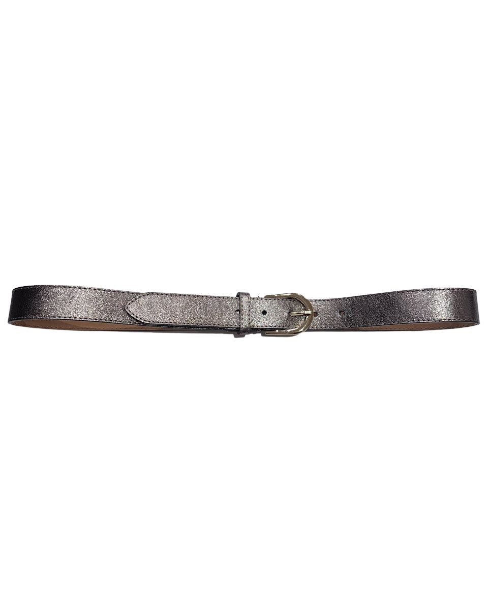 Ceinture femme bronze cuir boucle dorée Vega