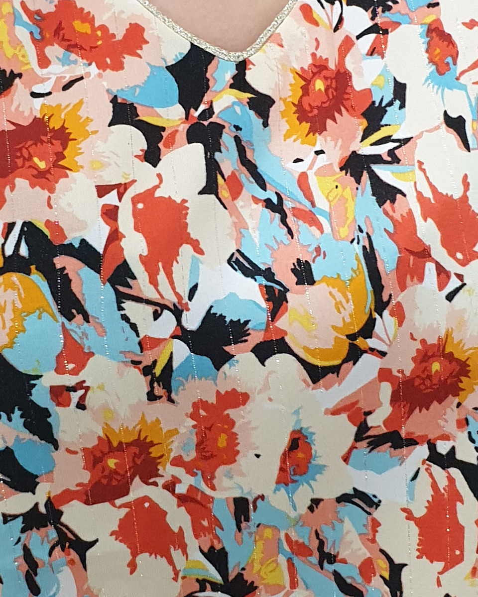 Blouse Alice orangée