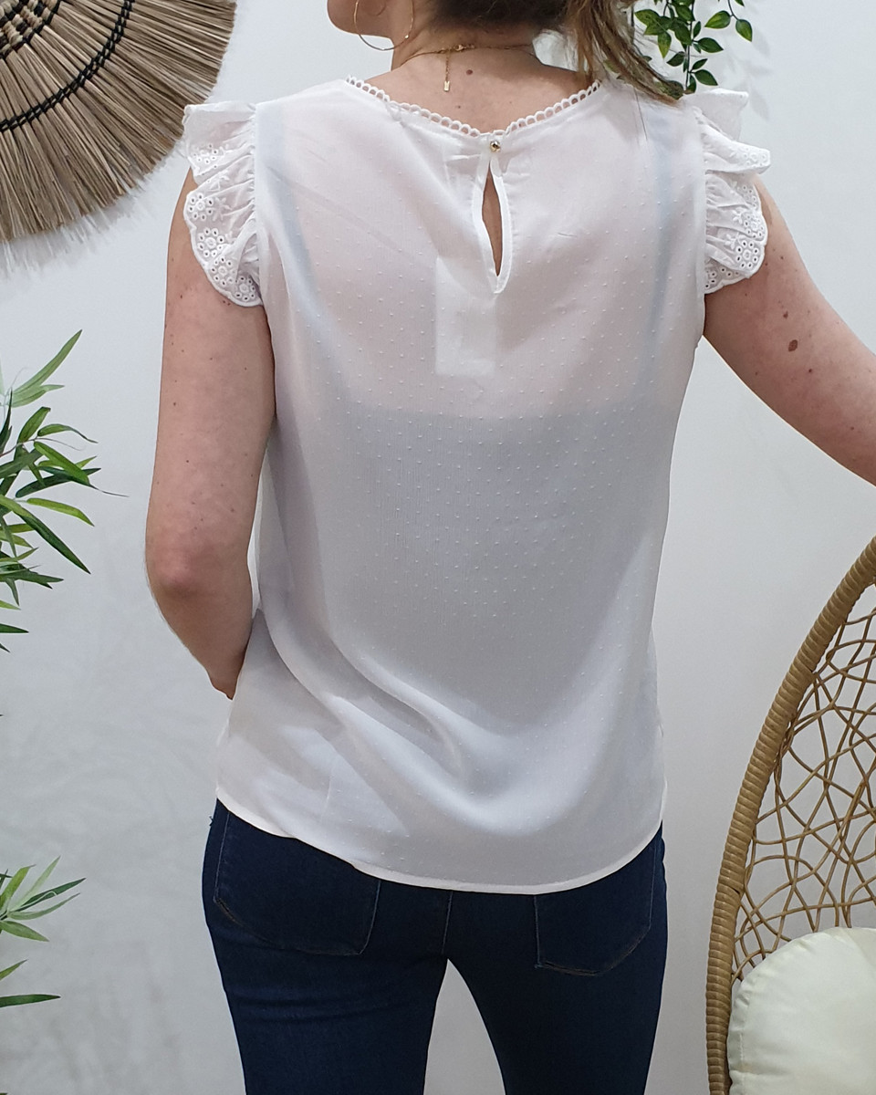 Blouse Louane blanc