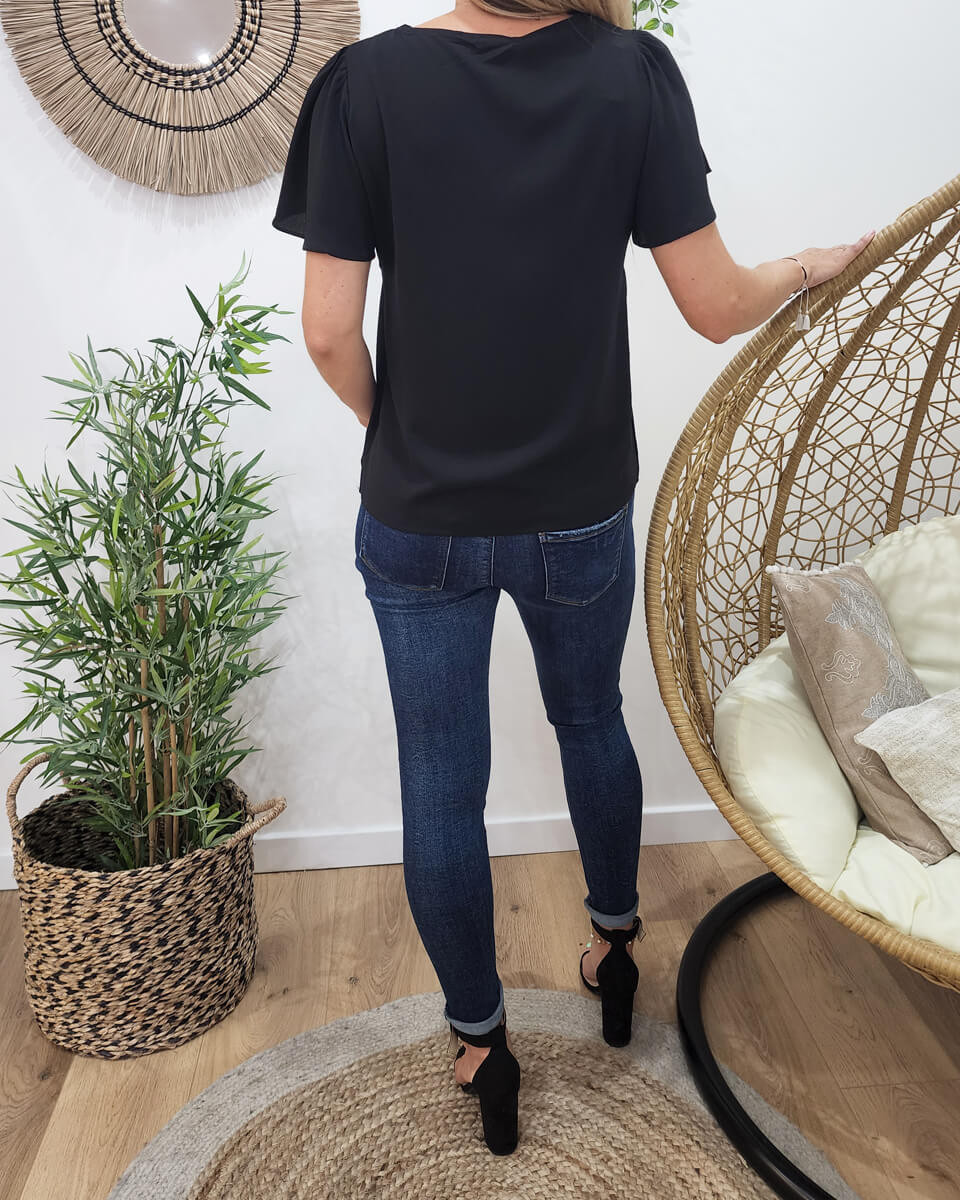 Blouse Emmanuelle noire