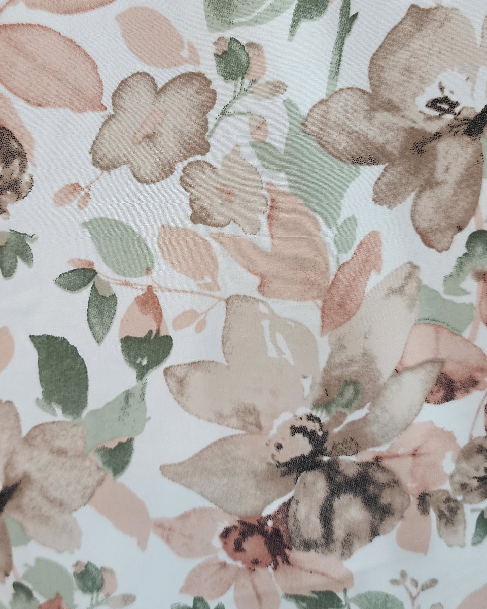 Blouse femme rose beige Abbie