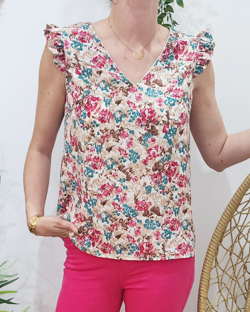 Blouse femme écru Marylou