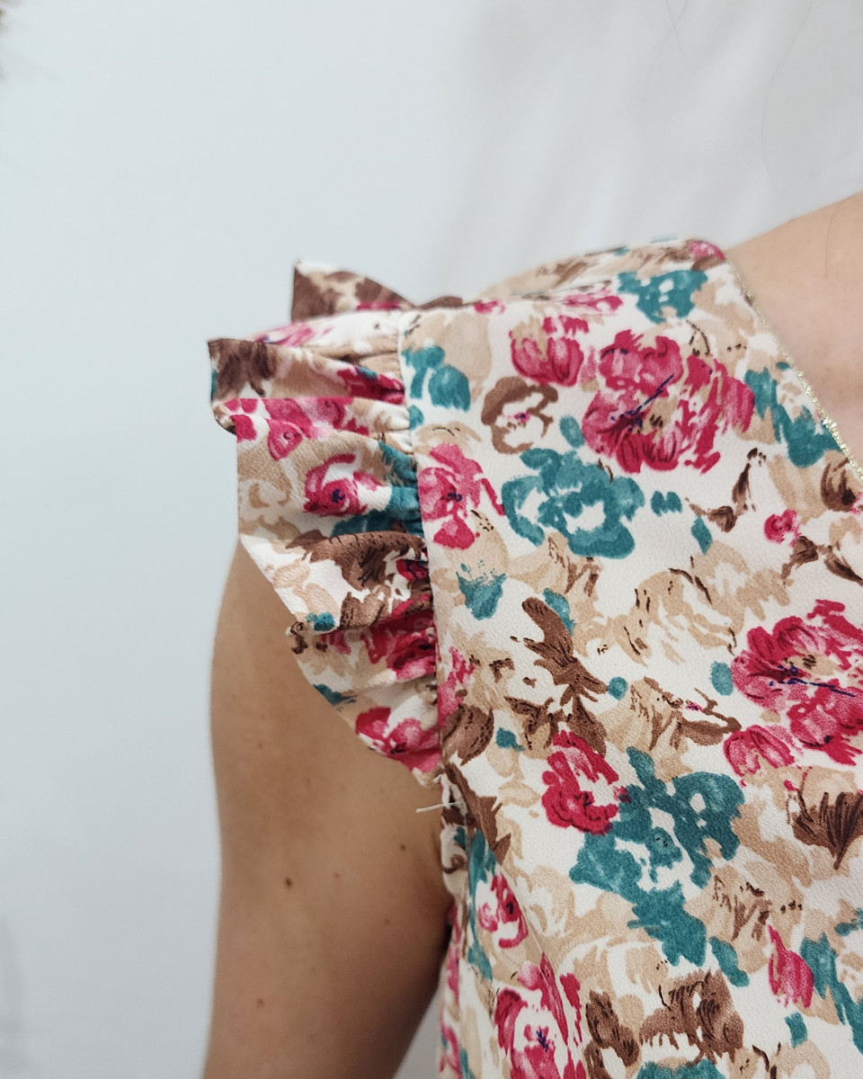 Blouse femme écru Marylou