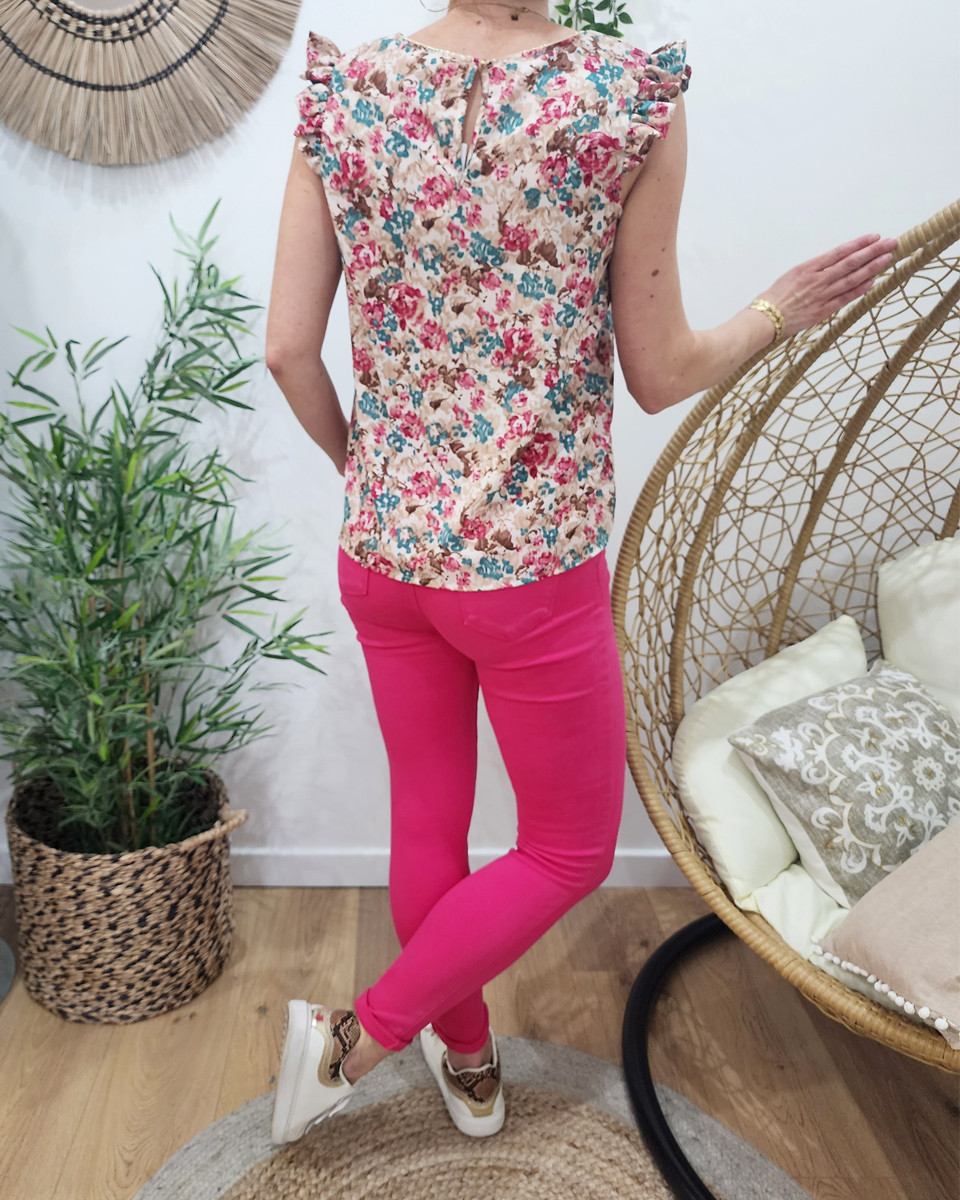 Blouse femme écru Marylou