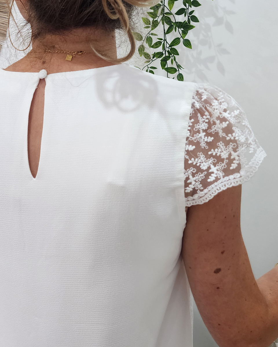 Blouse femme blanche Agata