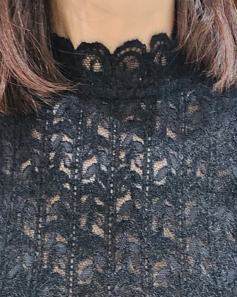 Blouse femme noire Nerea