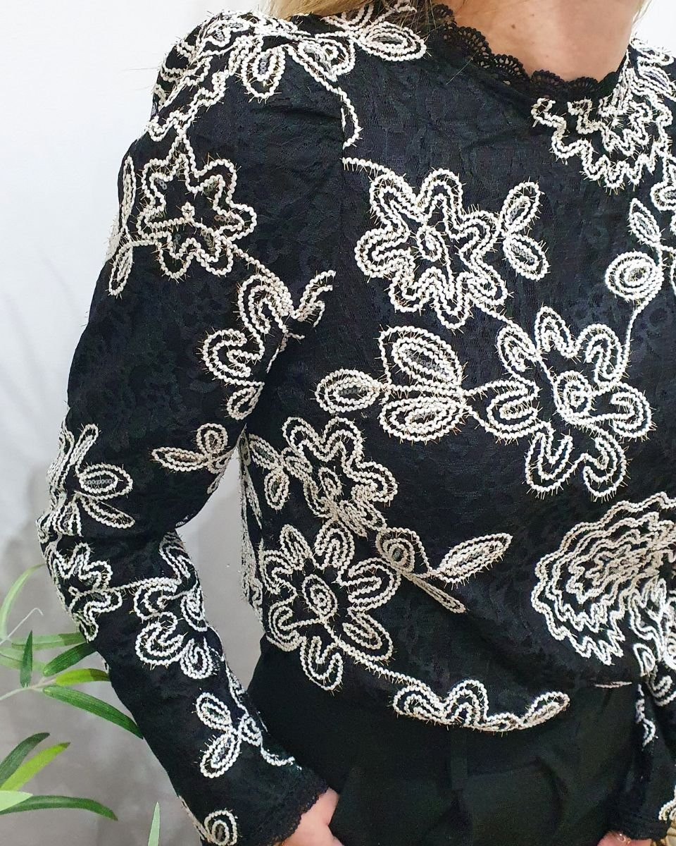 Blouse femme noir Licia