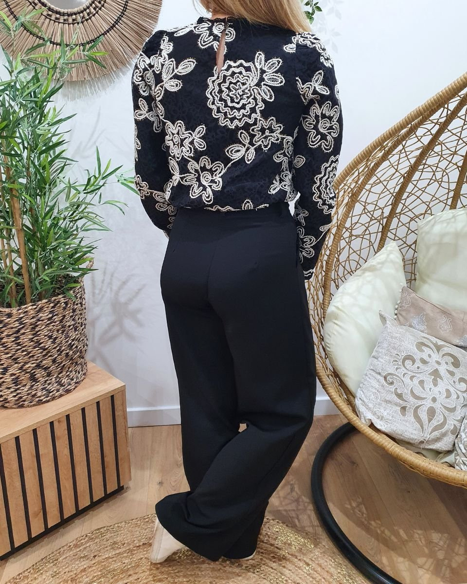 Blouse femme noir Licia