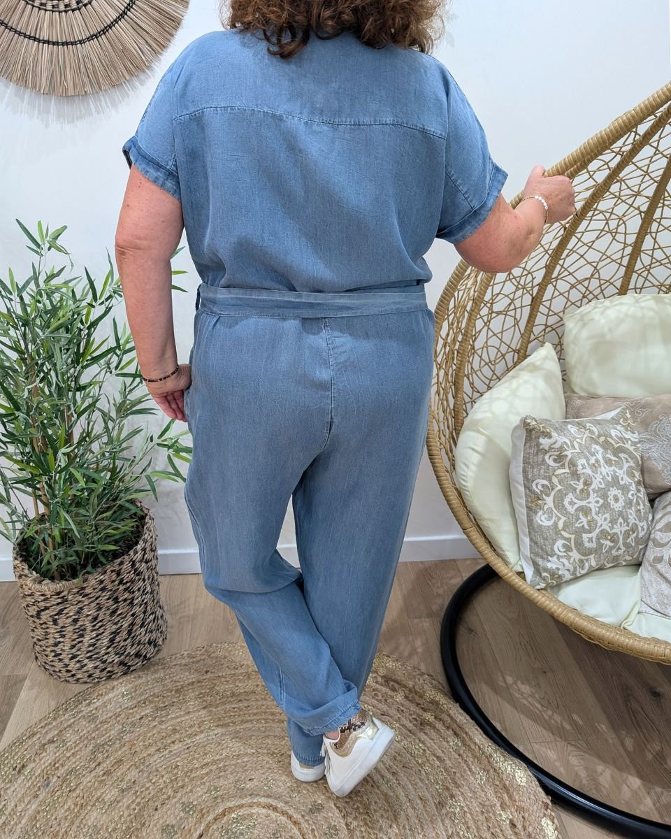 Combinaison femme grande taille Tencel Rosita