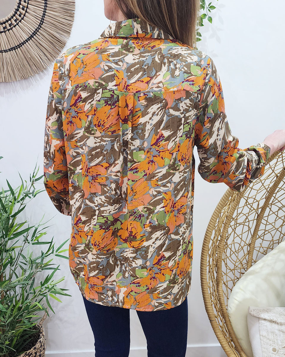 Chemisier femme multicolore Rachel