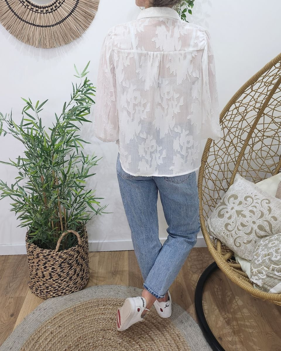 Chemisier femme blanc Lorelei