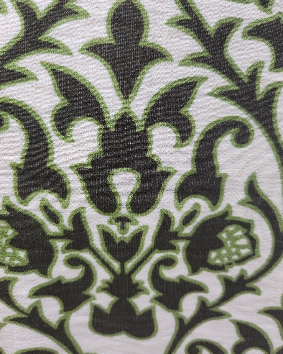 Chemisier femme beige fleuri kaki et vert Eliora