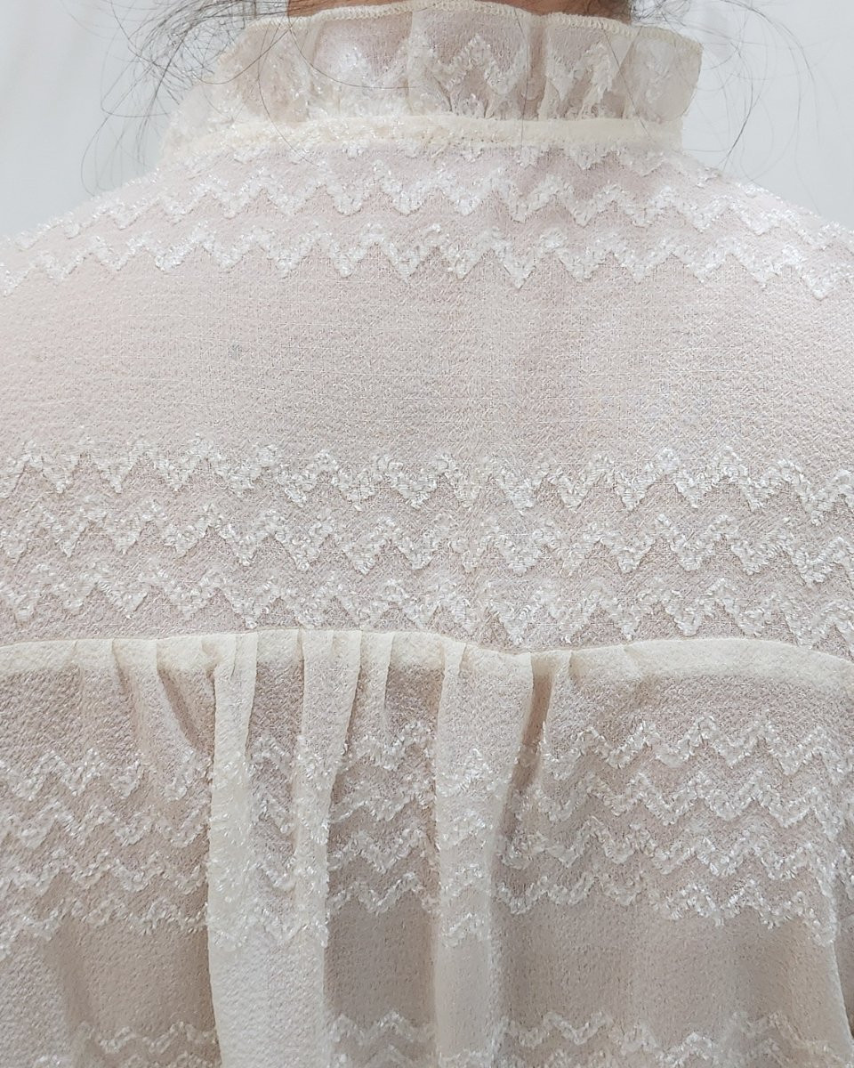 Chemisier femme beige Isaura