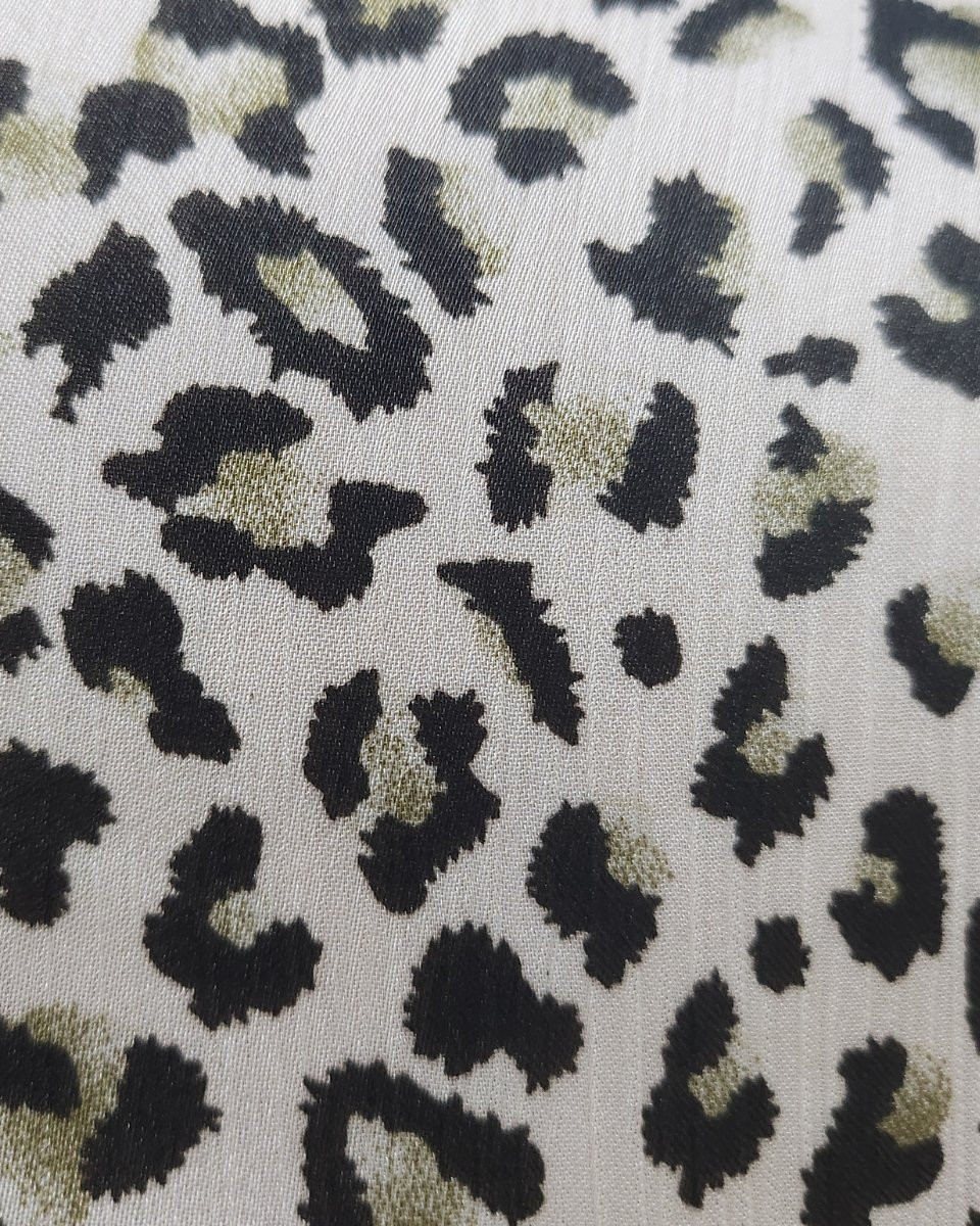 Chemisier femme beige léopard kaki