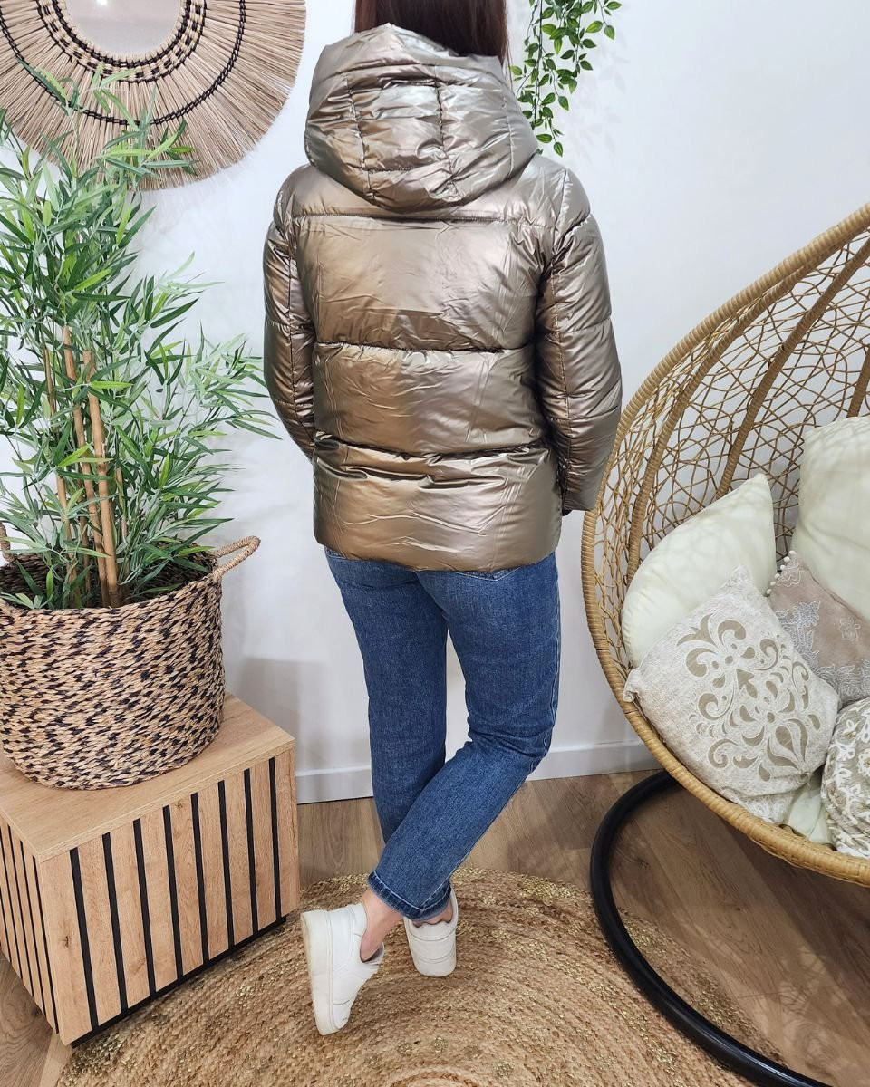 Doudoune femme bronze Alaïs
