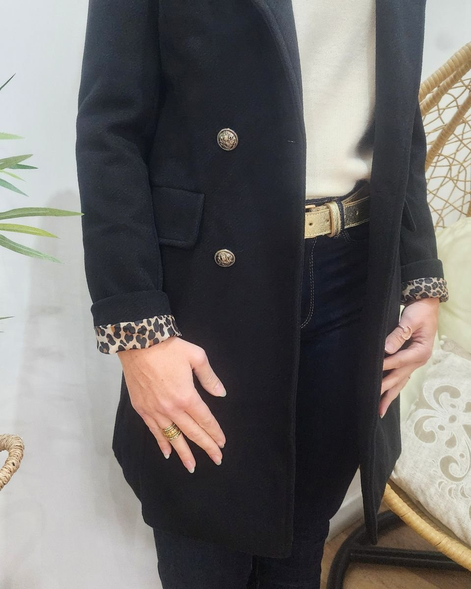 Manteau femme Prisca noir