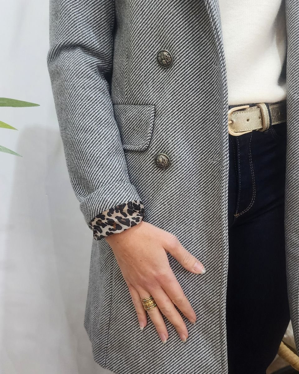 Manteau femme Prisca gris