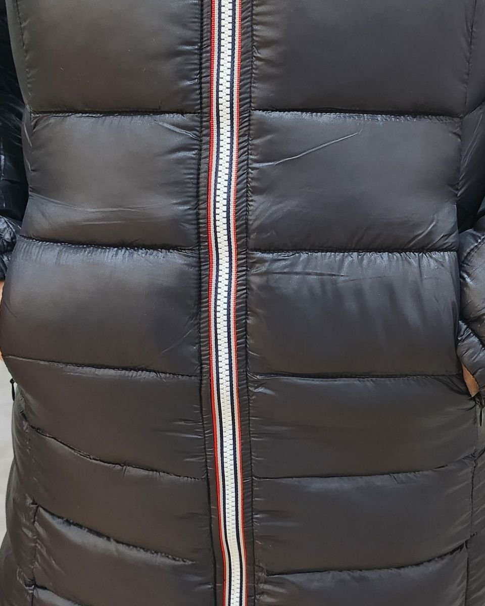 Parka femme kaki réversible doudoune noire Azylis