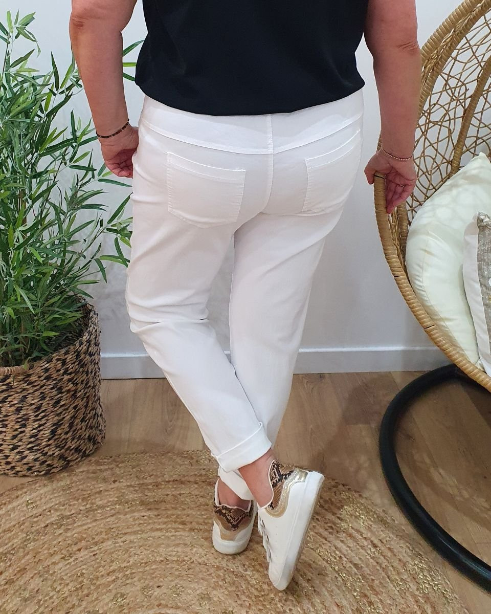 Pantalon femme fluide uni