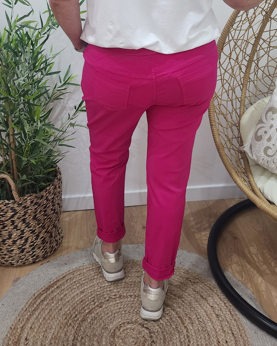 Pantalon femme fluide uni