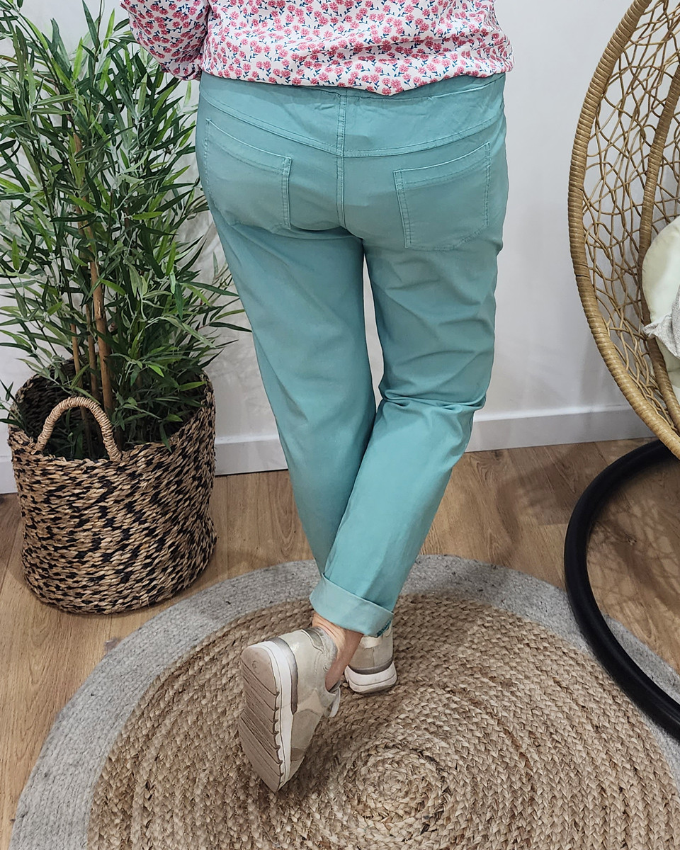 Pantalon femme fluide uni